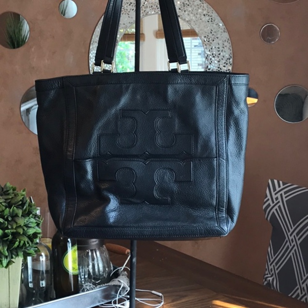Tory Burch Pebbled Leather Tote